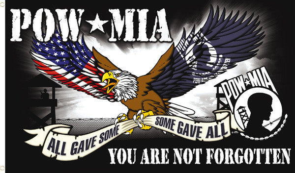 Buy POW MIA FORGOTTON DELUXE 3 X 5 FLAG Bulk Price