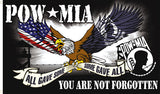 Wholesale POW MIA FORGOTTON DELUXE 3 X 5 FLAG ( sold by the piece )