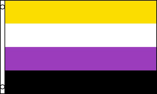 Buy NON-BINARY transgender pride Rainbow 3 X 5 FLAG Bulk Price