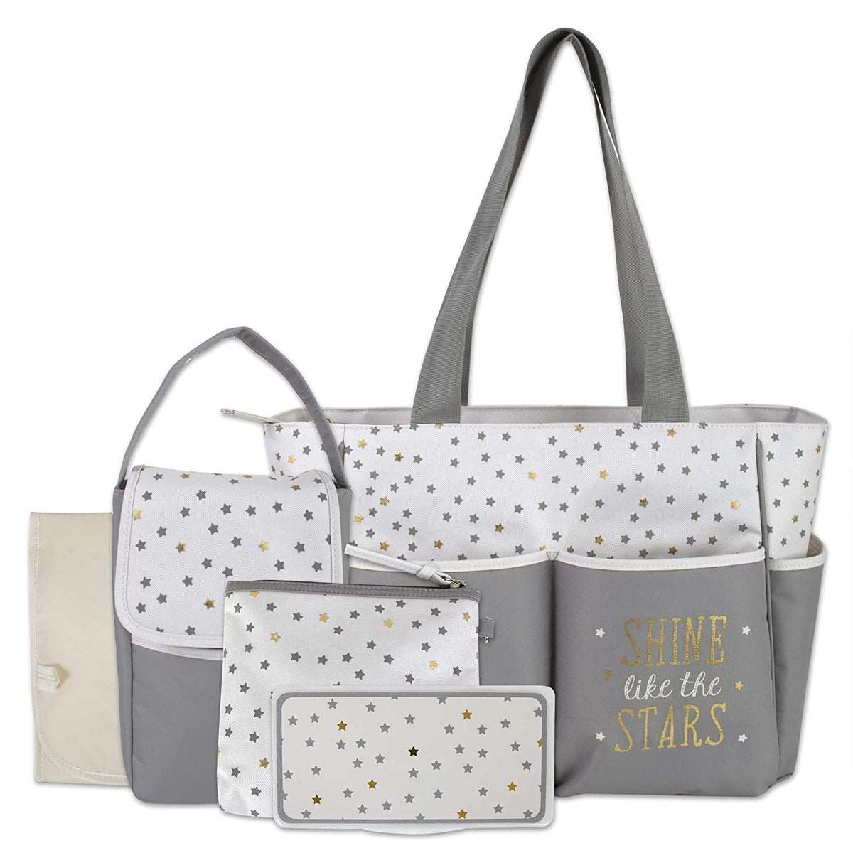 Bulk Diaper Bag Tote 5 Piece Set For Women's