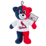 St. Louis Cardinals Soft Plush Dual Color Bear In Bulk