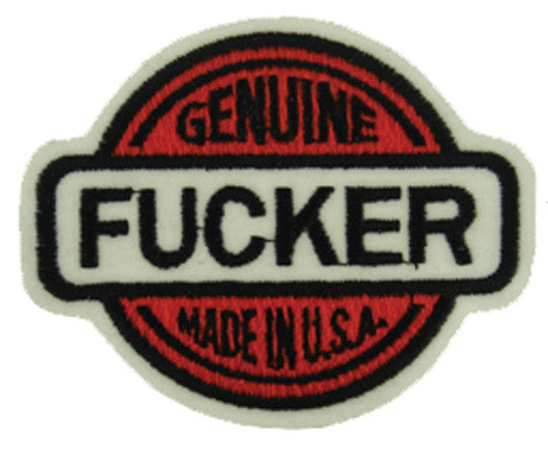 Buy GENUINE FUCKER 3 1/2 IN PATCH Bulk Price