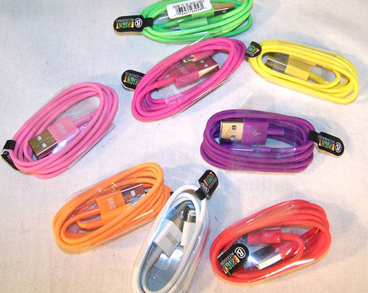 Wholesale IPHONE 5 AND 6, 7   CABLE PHONE CHARGER  ACCESSORY ( sold by the PIECE OR bag of 10 pieces )