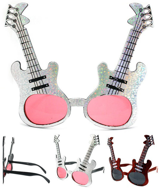 Buy METALLIC GUITAR PARTY GLASSESBulk Price