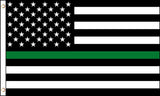 Buy AMERICAN THIN GREEN LINE military / border patrol lives3 X 5 FLAG Bulk Price