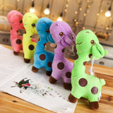 Adorable Soft Mini Giraffe Baby Plush Pendant and Keychains for Kids