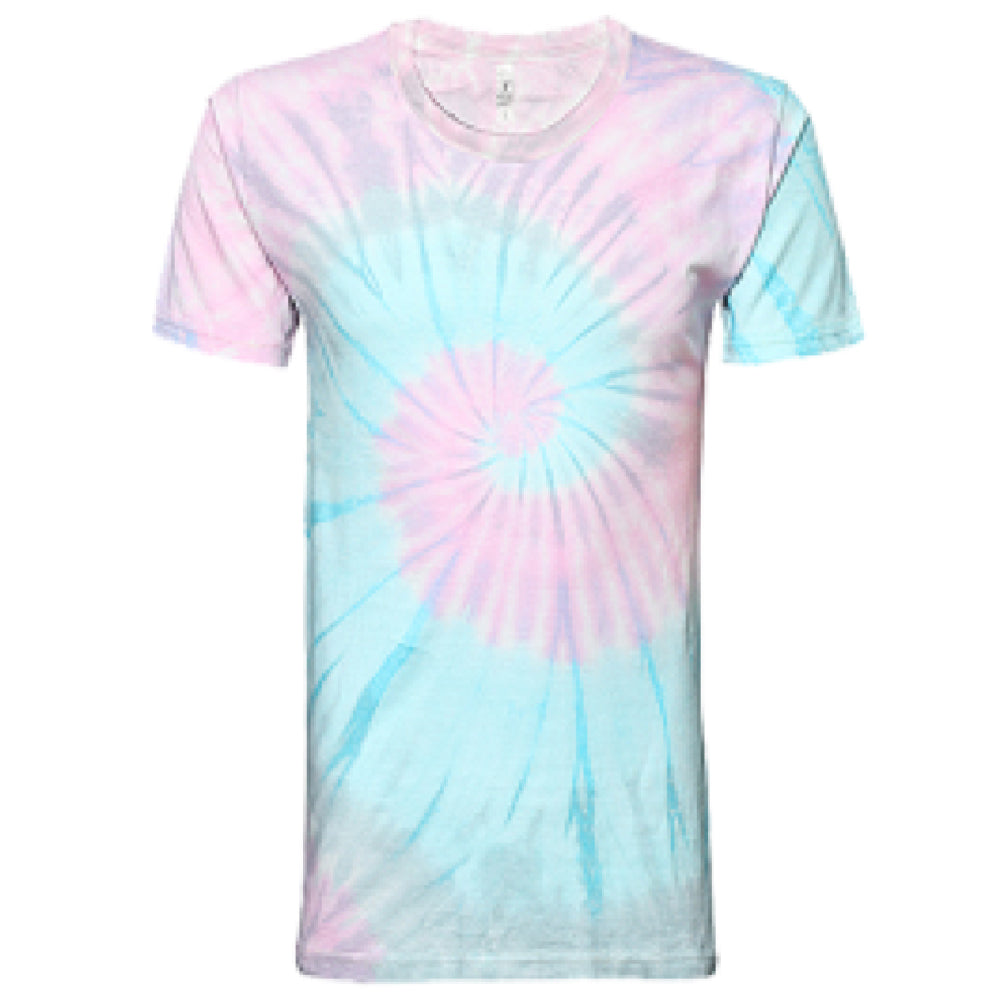 Buy Tie Dye Grey Spiral Short Sleeve T-shirt