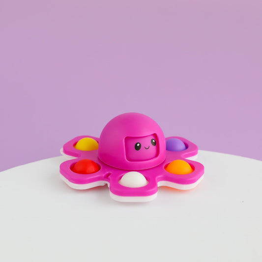 Octopus Rotating Spinner Pop It Toy