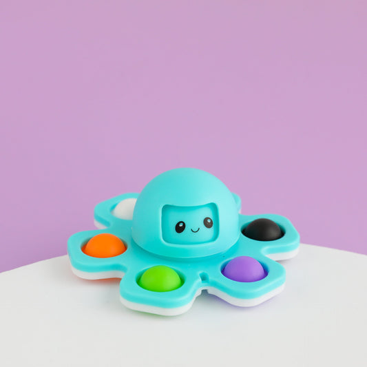 Octopus Rotating Spinner Pop It Toy