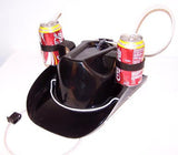 Wholesale DRINKING COWBOY BLACK HAT (Sold by the piece)