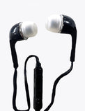 Wholesale Black Soft Ear Earphones With Volume Button