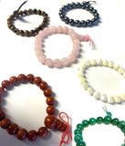 Wholesale ASSORTED REAL STONE STRETCH BRACELETS