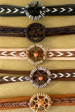 Wholesale DREAM CATCHER LEATHER ADJUSTABLE BRACELETS  (Sold by the piece or dozen)