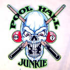 Wholesale JUMBO BACK PATCH POOL HALL JUNKIE (Sold by the piece)