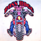 Wholesale JUMBO 10 INCH PATCH BOSS HOG MOTORCYCLE (Sold by the piece) CLOSEOUT NOW ONLY $ 4.95 EA