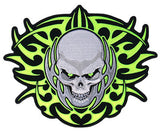 Wholesale JUMBO BACK PATCH TRIBAL SKULL (Sold by the piece)