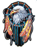 Wholesale JUMBO EAGLE DREAMCATCHER PATCH 12 INCH (Sold by the piece)