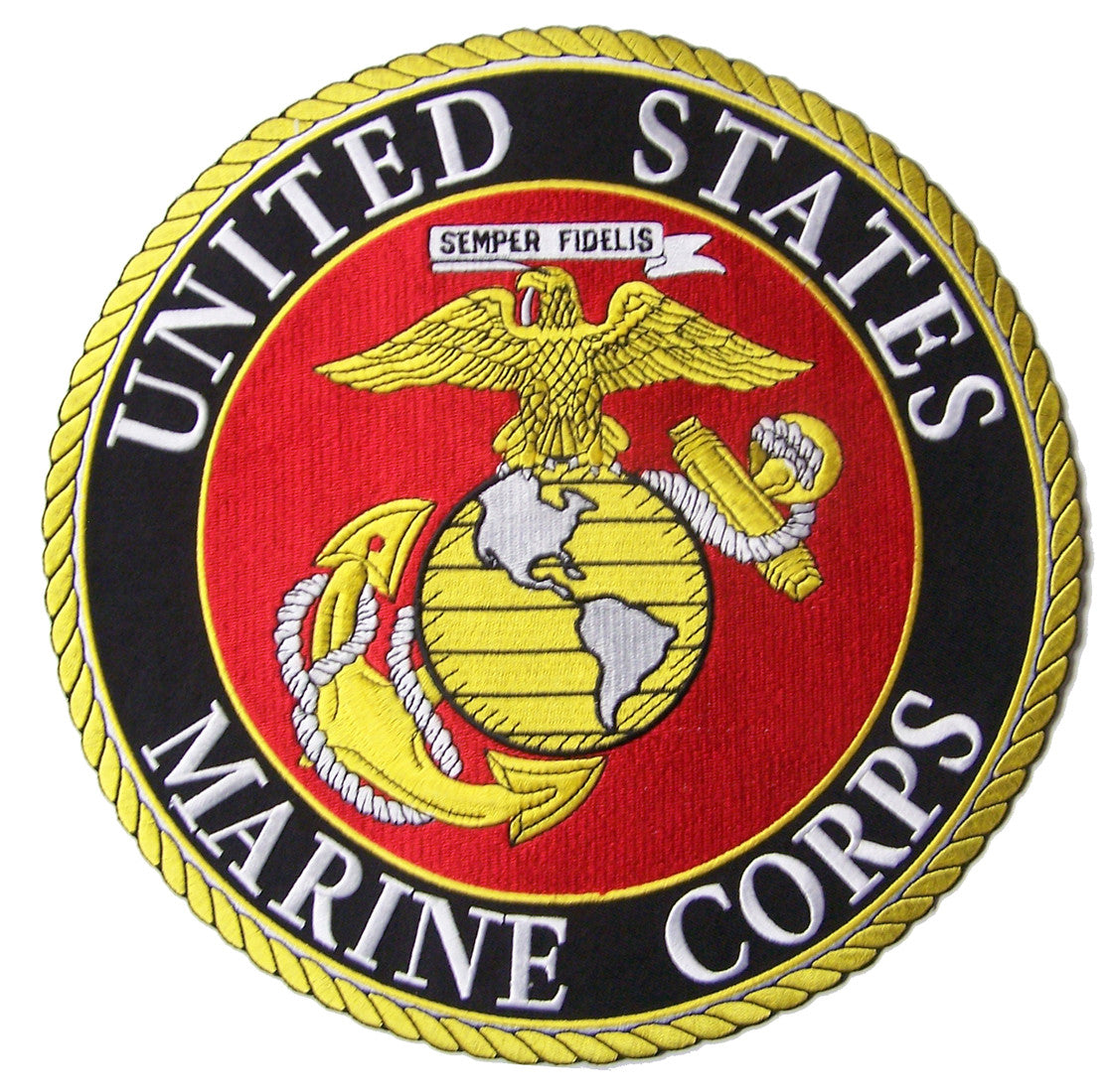 Buy JUMBO UNITED STATES MARINES USMCEMBROIDERED PATCH 10 INCHBulk Price