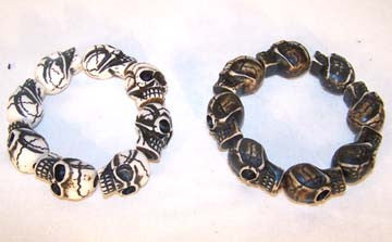 Buy RING OF SKULLS HEAD BRACELETS Bulk Price