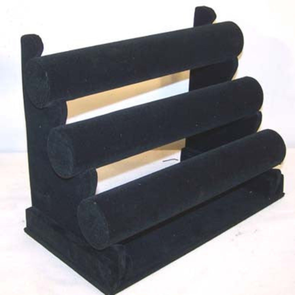 Buy THREE LEVEL BLACK VELVET BRACELET DISPLAY RACK CLOSEOUT NOW $ 12.50 EABulk Price