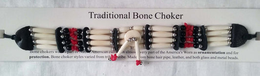 Buy RED STONE FOUR ROW BONE CHOKER NECKLACEBulk Price