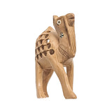 Handcrafted Wooden Camel with Jaali Design