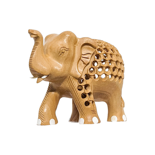 Wooden Handcrafted Elephant Sculpture