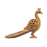 Wooden Peacock Statue