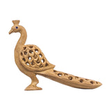 Wooden Peacock Statue