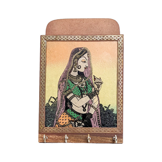 Wooden Wall Art Key Holder