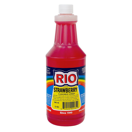 Strawberry Snow Cone Syrup (QUART) In Bulk