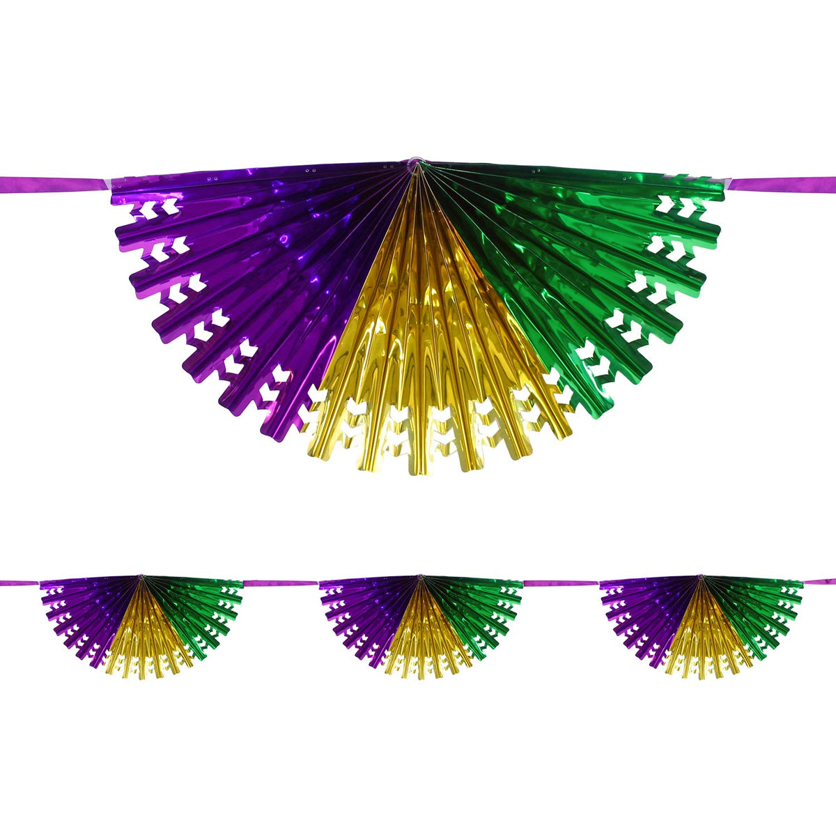 Mardi Gras Bunting Banner In Bulk