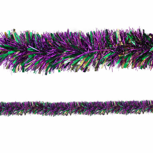 Mardi Gras Tinsel Garland In Bulk