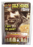 Wholesale GOLD MINER WITH GOLD TOOTH BILLY BOB TEETH  (Sold by the piece)