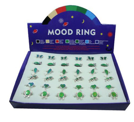 Wholesale Mood Change Color Band Rings Animal Design