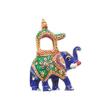 Handprinted Elephant Statue