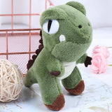 Mini Dinosaur Shape Soft Plush Keychains - Assorted