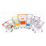 Mini Grocery Shopping Cart Storage Toy