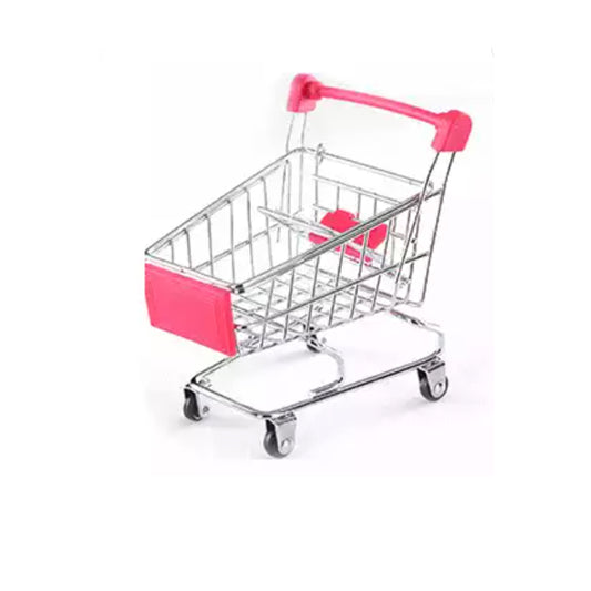 Mini Grocery Shopping Cart Storage Toy