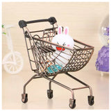 Mini Grocery Shopping Cart Storage Toy