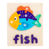 Montessori Educational Wooden Puzzle