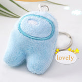 Tooth Shape Soft Plush Stuffed Keychain - Assorted Colors