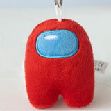 Tooth Shape Soft Plush Stuffed Keychain - Assorted Colors