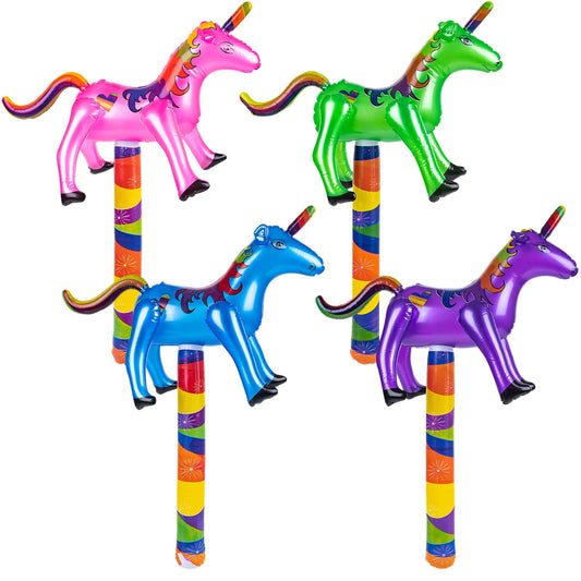 Unicorn Inflate Lollipop Kids Toys In Bulk- Assorted