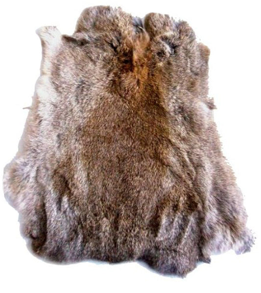 Buy BROWN NATURAL RABBIT SKIN PELT Bulk Price