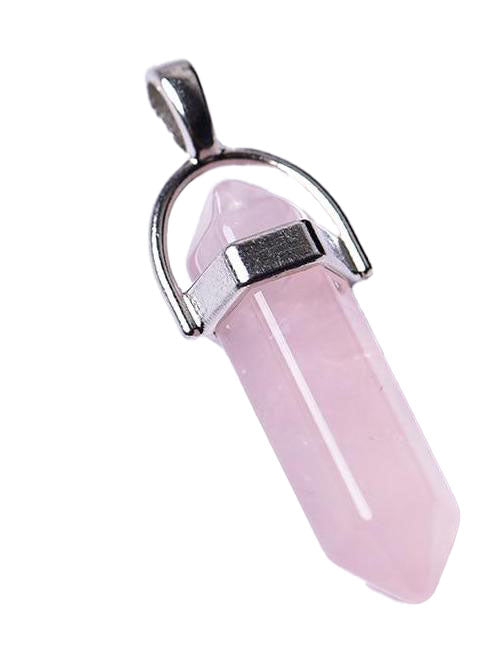 Buy BULLET SHAPED ROSE QUARTZ CUT STONE PENDANTS ( sold by the piece or dozenBulk Price