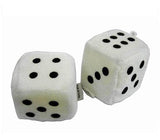 Buy LARGE WHITE PLUSH 3 INCH DICE (Sold by the dozen pair)Bulk Price