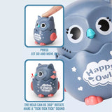 Push & Release Moving Owl Toy