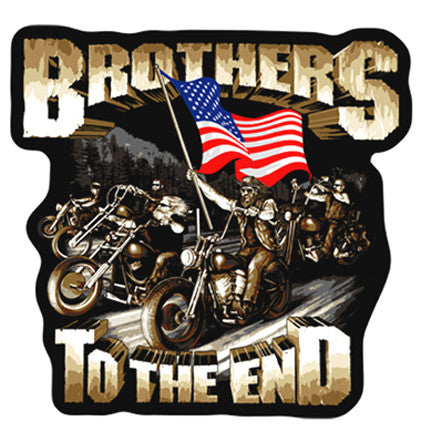 Buy BROTHERS TO THE END 5 INCHPATCHBulk Price