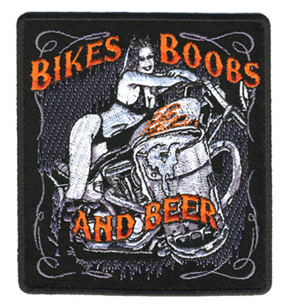 Buy BIKES BOOBS & BEER PATCHBulk Price